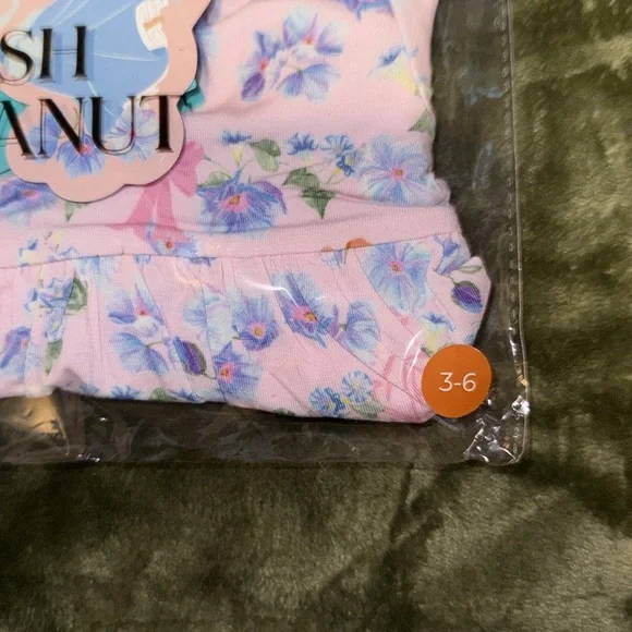 Posh Peanut Disney Princess Cinderella Ruffled Twirl Bodysuit 3-6M - Picture 4 of 7